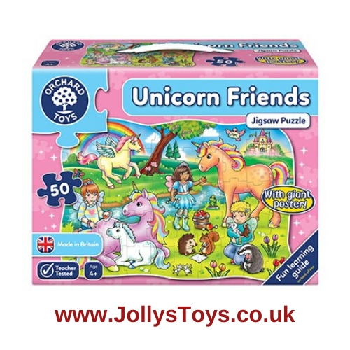 Unicorn Friends Floor Puzzle, 50 Pieces JollysToys.co.uk